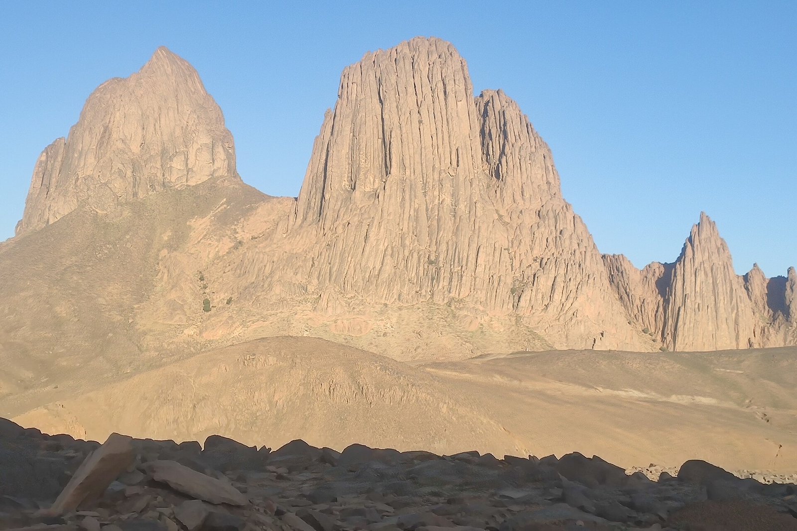 Assekrem Peaks at Sunset — Hoggar Mountains, Tamanrasset