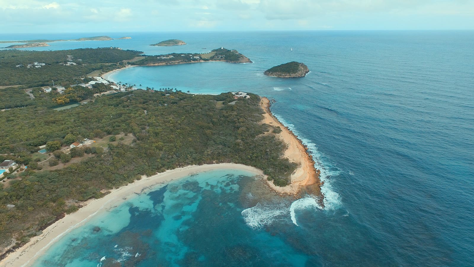 Half Moon bay and Exchange Bay, Antigua and Barbuda - panoramio