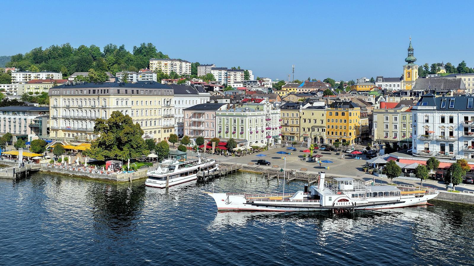 Gmunden - Ortsansicht