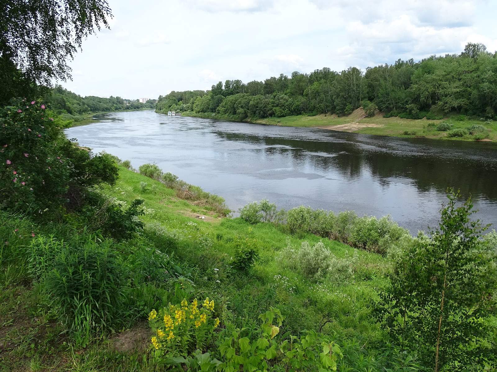 View along Western Dvina River - Vitebsk - Belarus - 02 (27592702901)