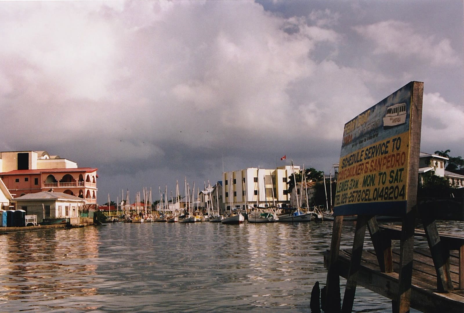 Belize City harbour, Belize
