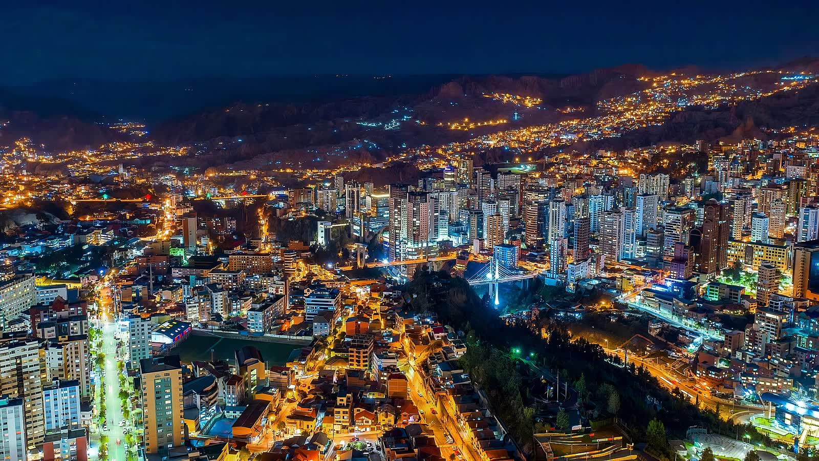 Ciudad de La Paz en Bolivia