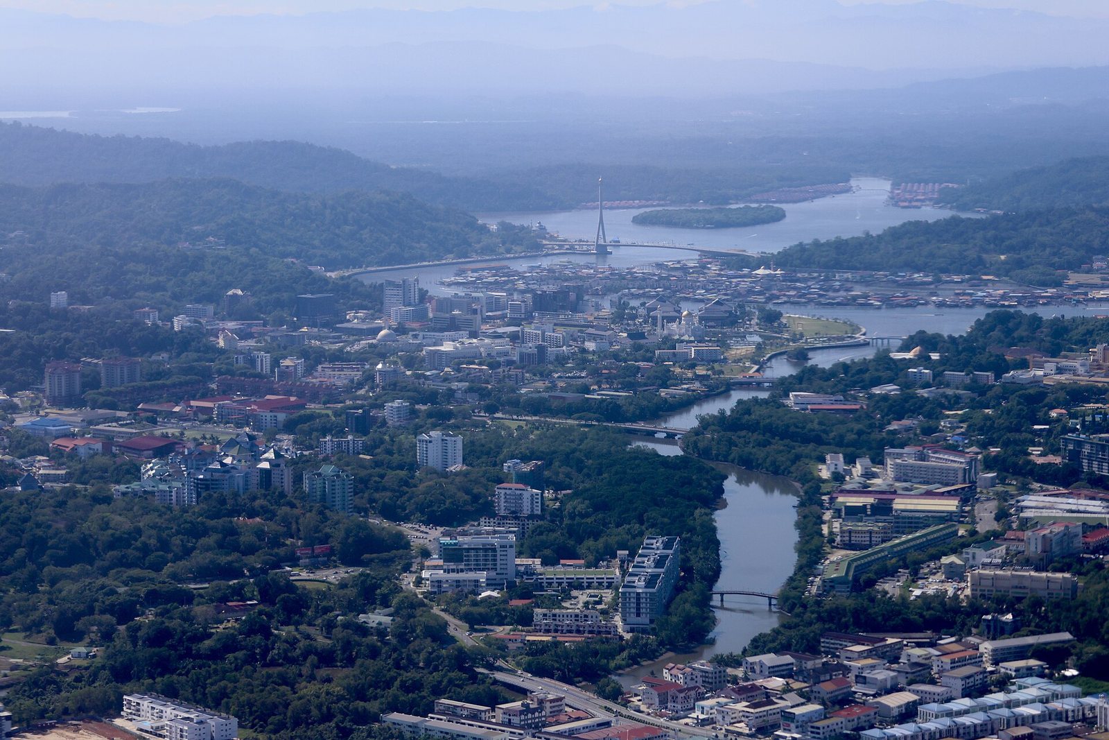 Aerial view of Brunei 23 September 2024 06
