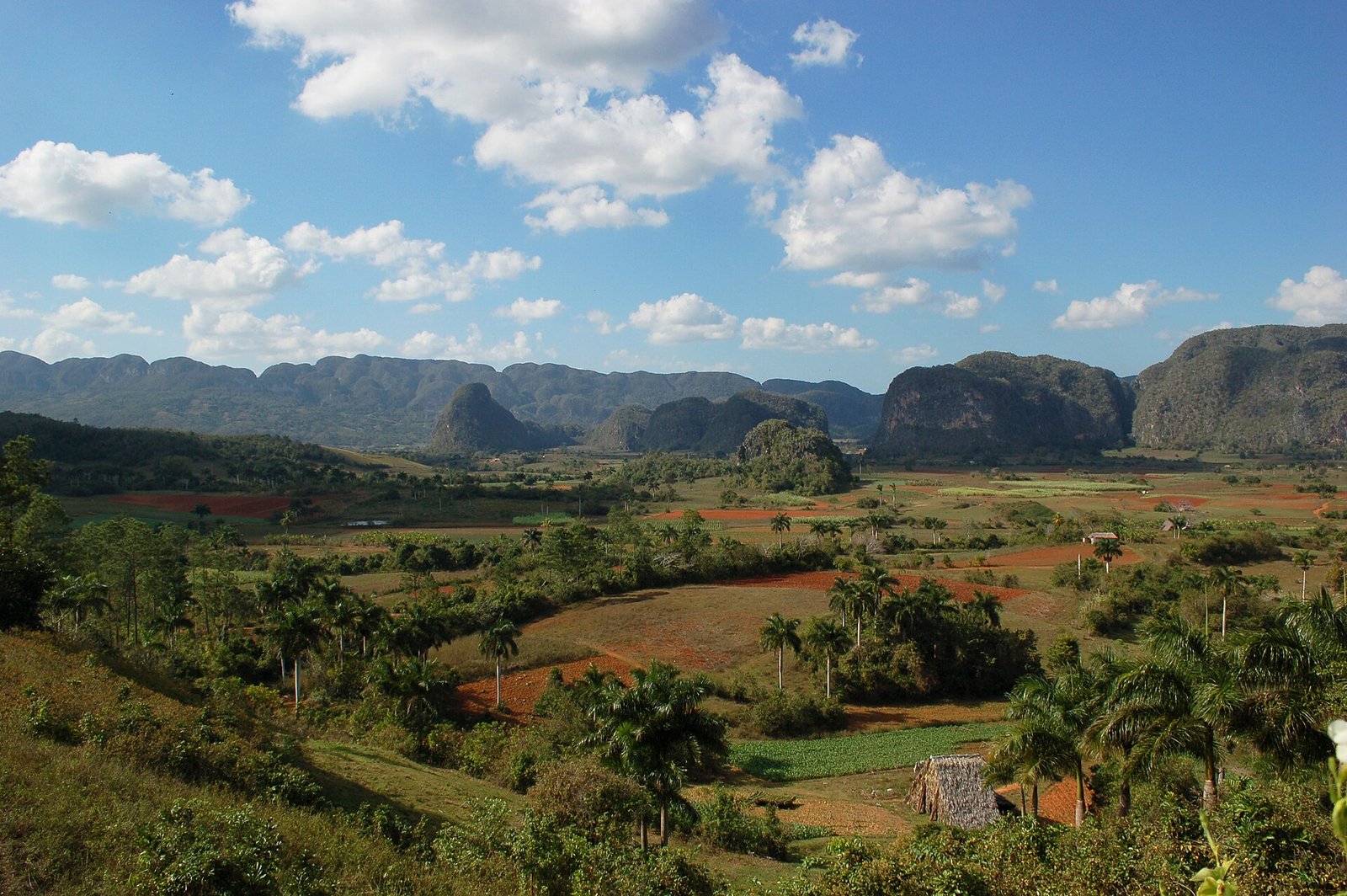 Fragmento del Valle de Viñales. Cuba