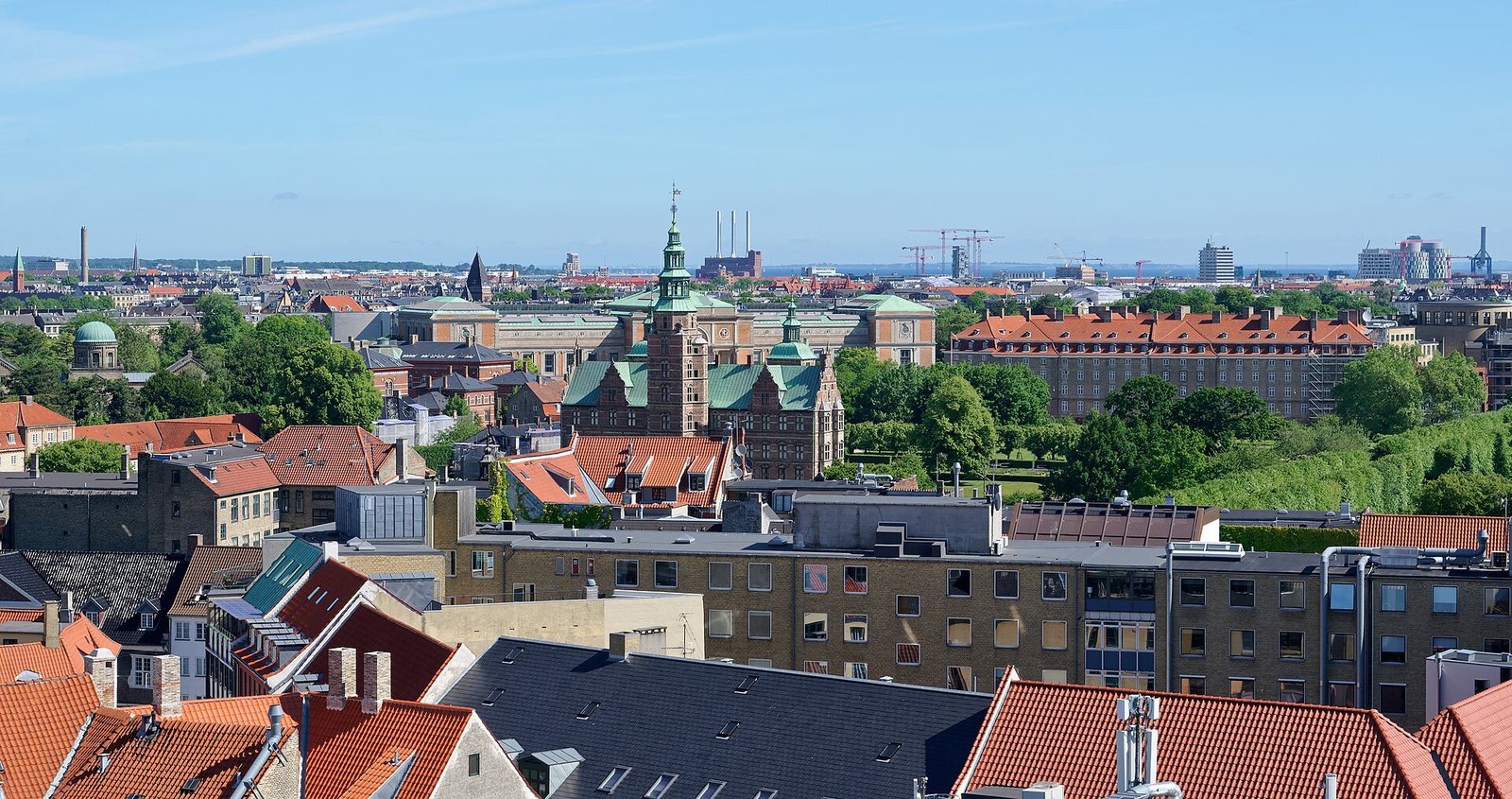 Copenhagen, view from Rundetårn with Rosenborg Castle, 20220617 1004 6716