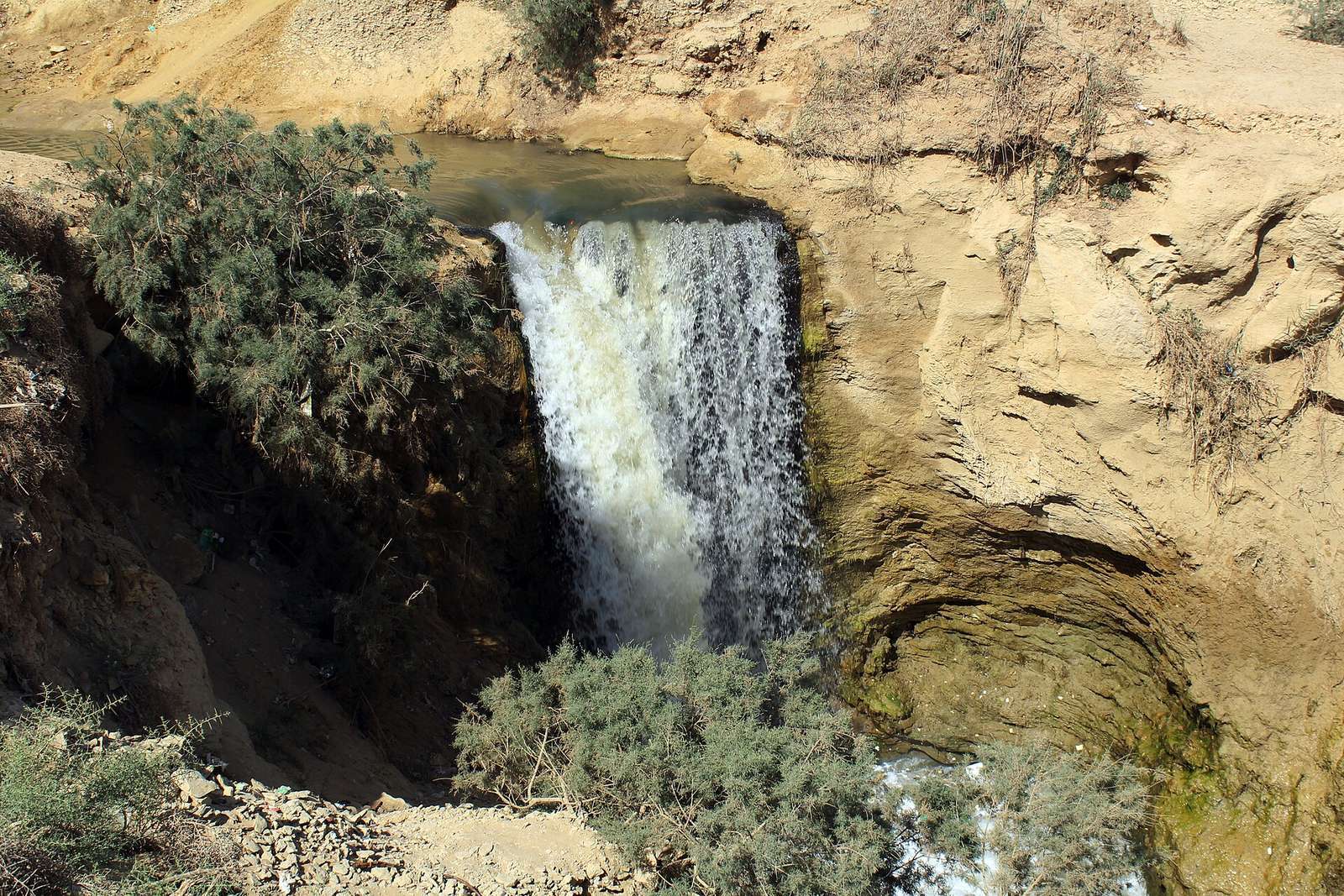 Waterfalls of Wadi El Rayan, Fayoum, Egypt