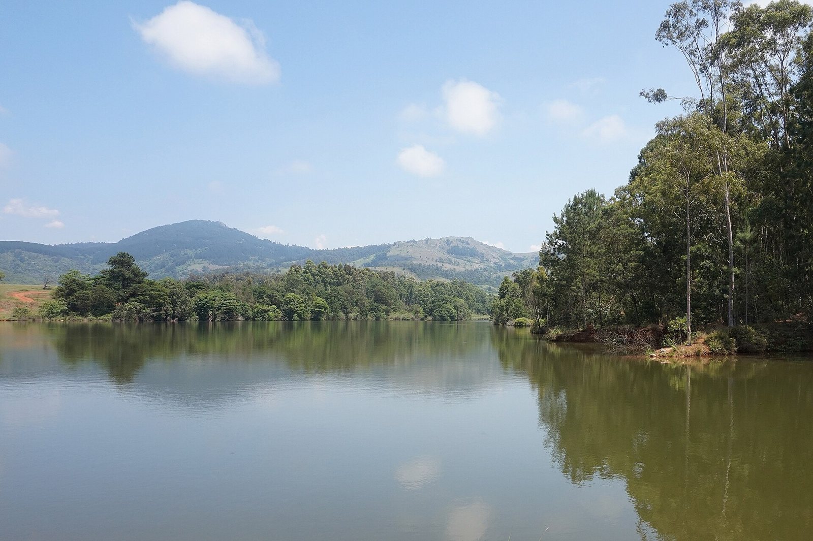 Lake in Mlilwane Wildlife Sanctuary