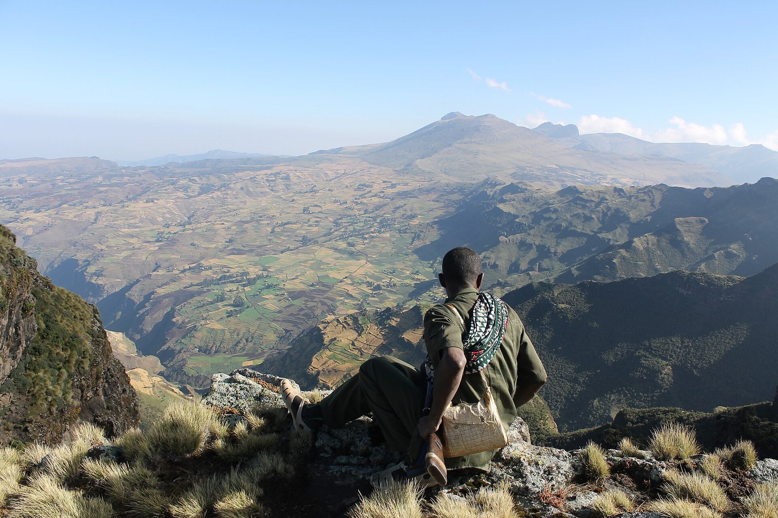 Ethiopia SimienMountains ScoutAdmiringView