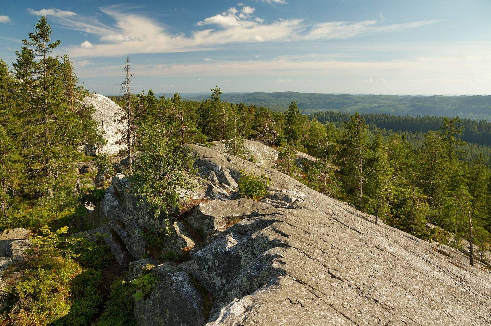 View from Akka-Koli towards south in Lieksa, Finland, 2019 July