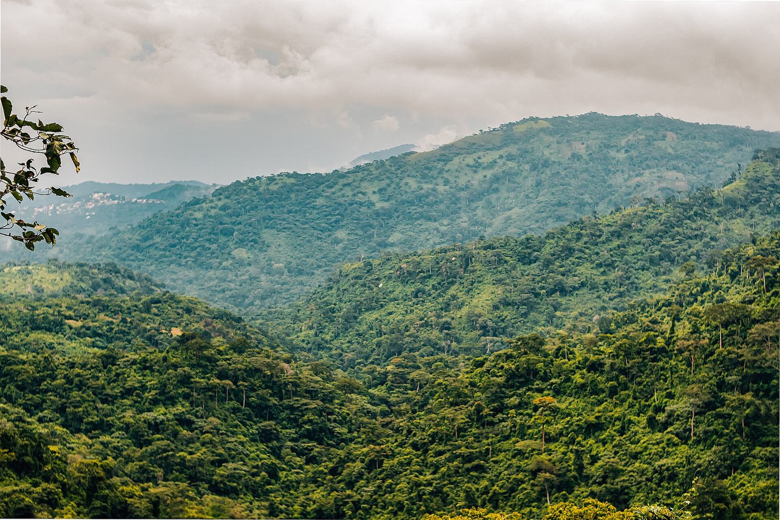 Akosombo landscape located in Ghana‘s Eastern region