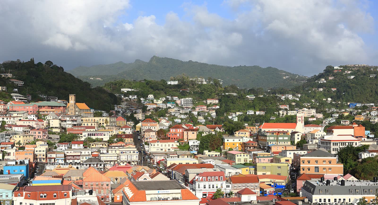 The City of St. George's, Grenada - February 2020