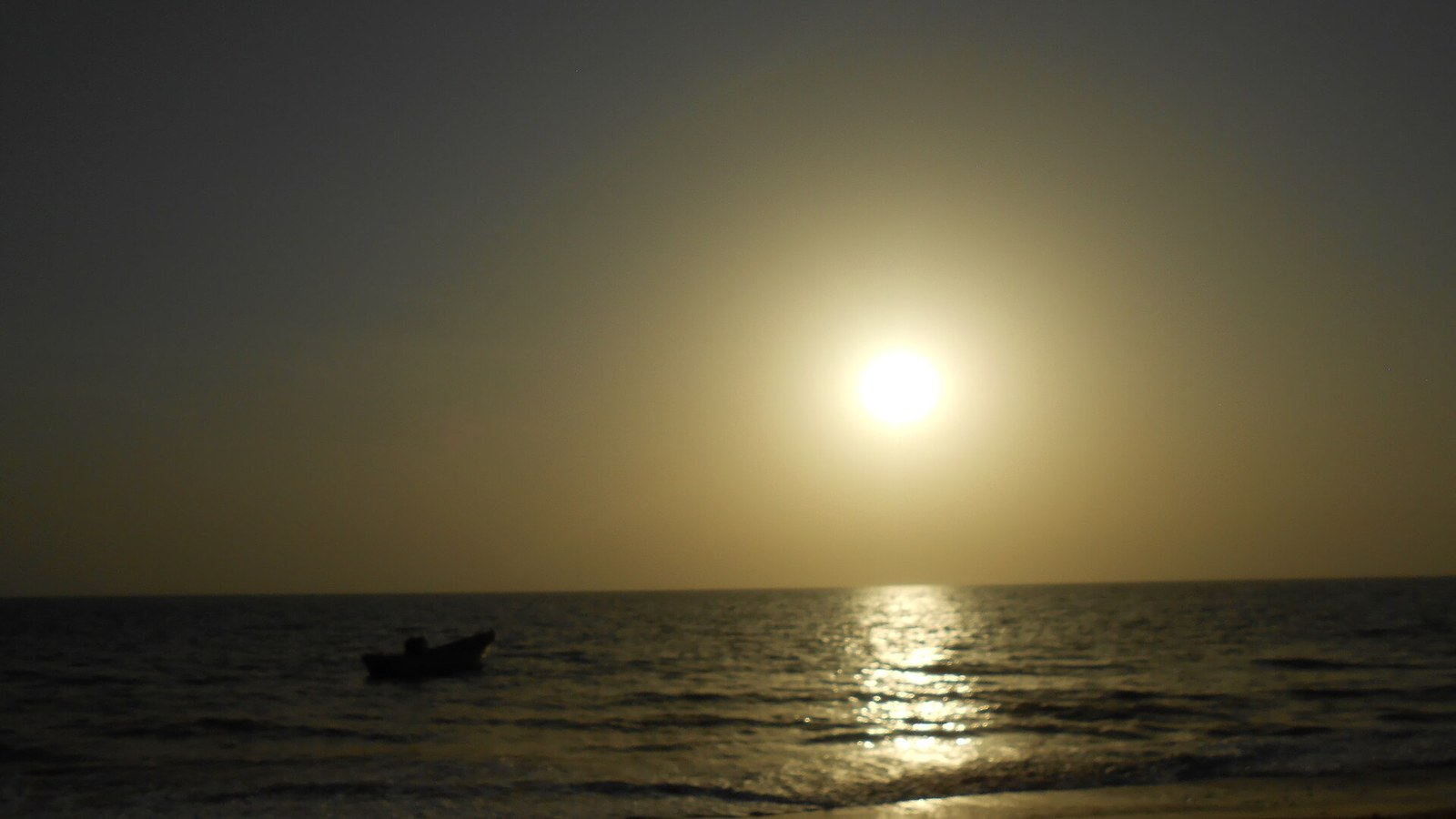 Pôr-do-sol na Praia de Varela, Guiné