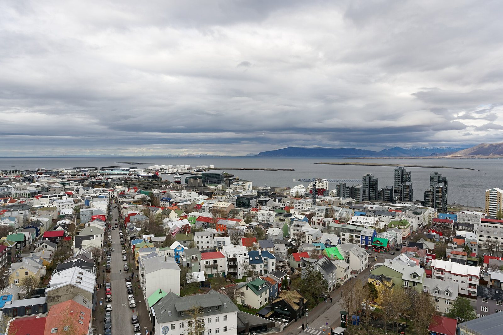 View of Reykjavík from Hallgrímskirkja, 20230507 1229 5733