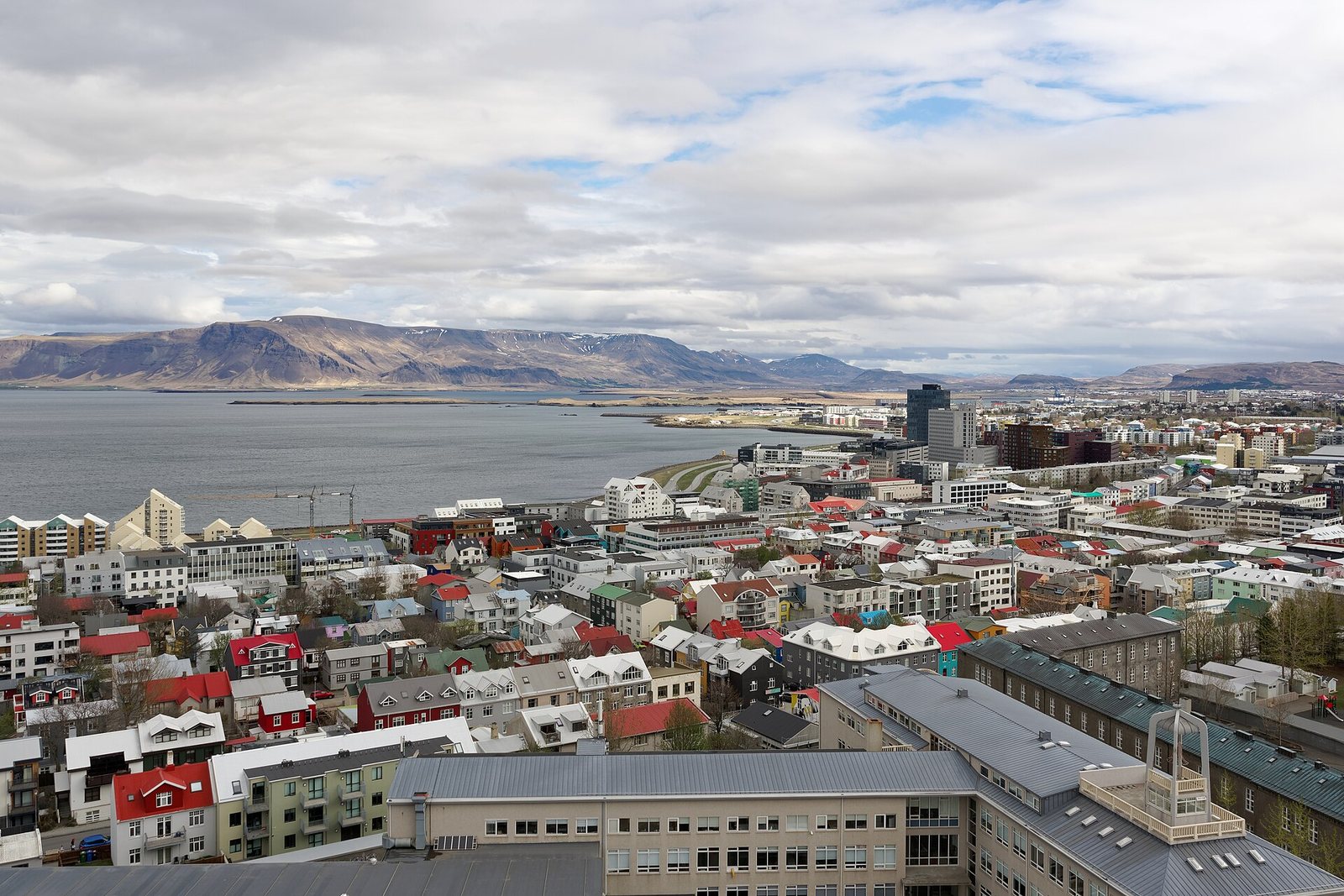 View of Reykjavík from Hallgrímskirkja, 20230507 1227 5715