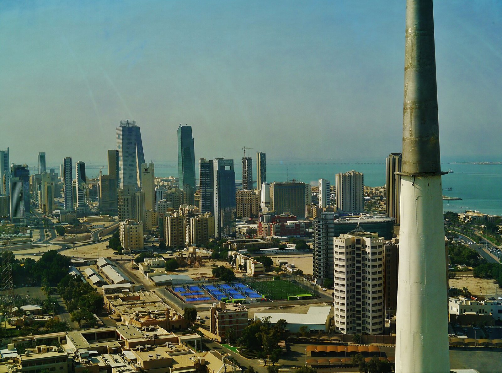 Kuwait City Kuwait Towers Panoramic View 1