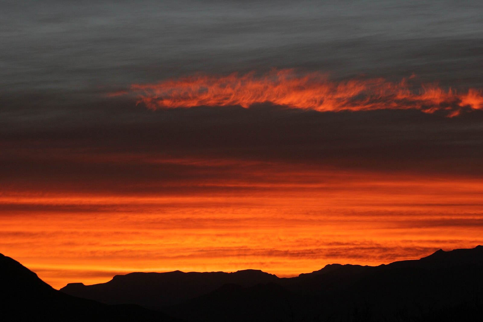 Sunrise at Malealea, Lesotho