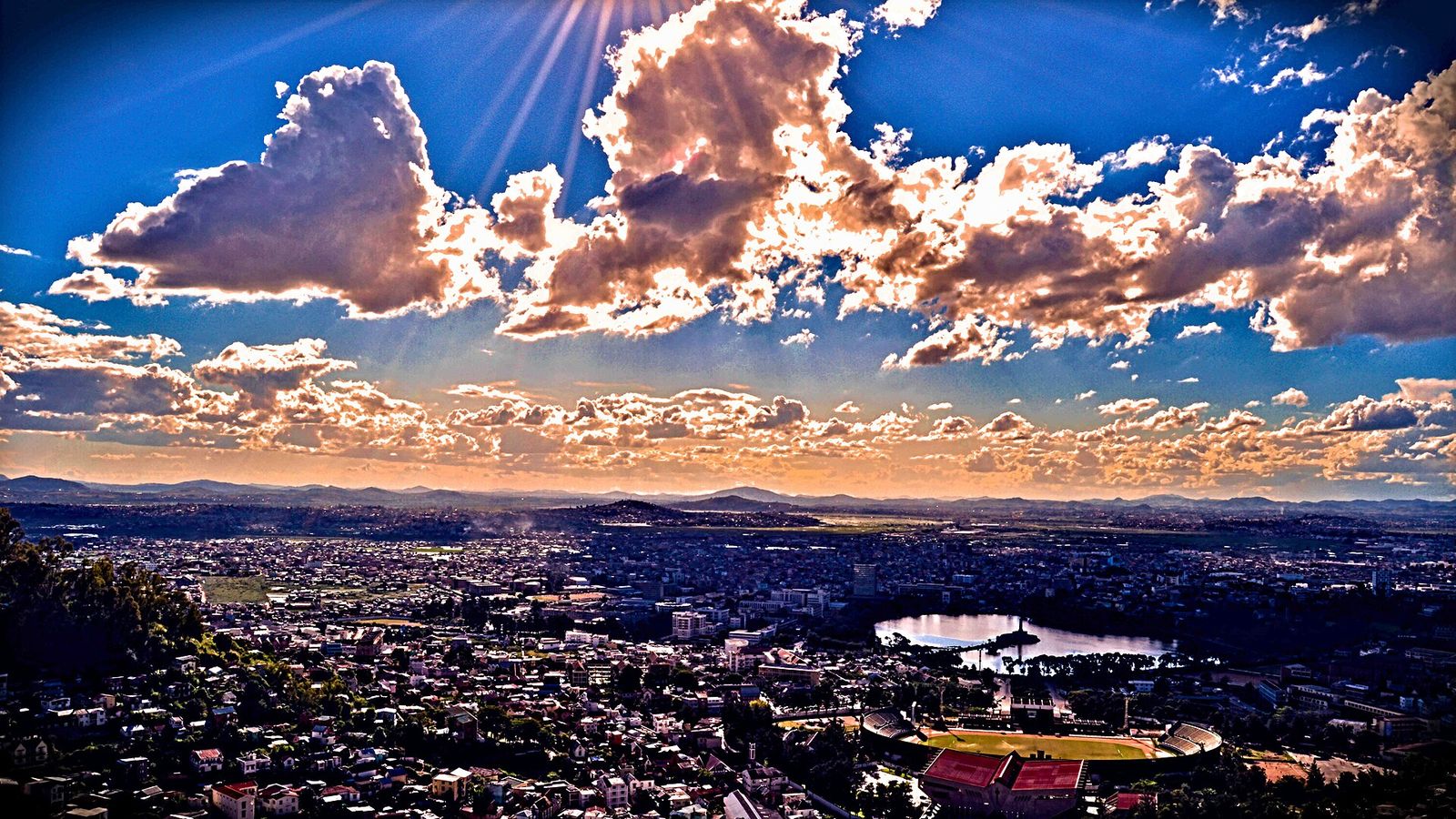 Panoramic view from Manjakamiadana