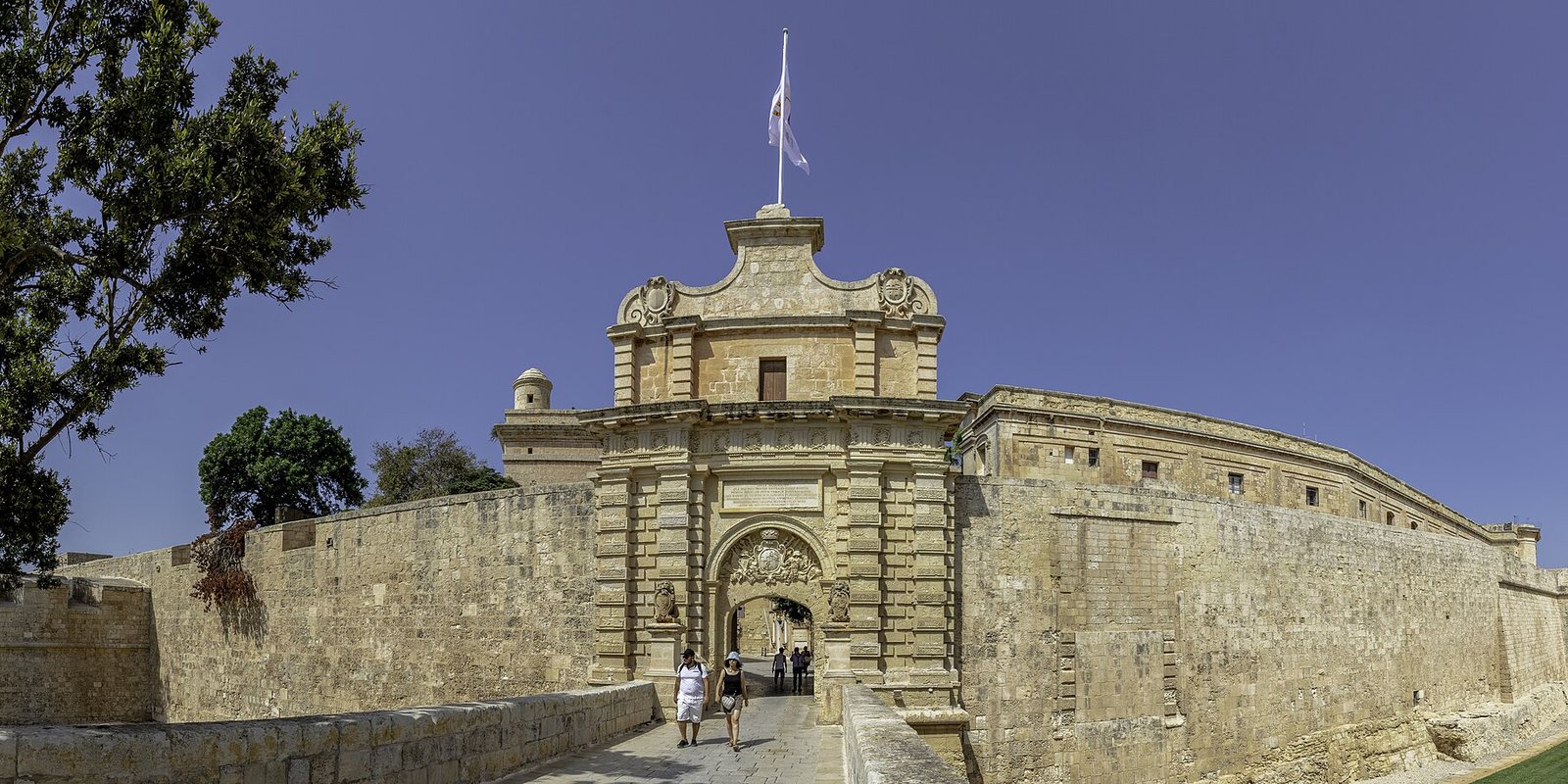 Puerta principal, Mdina, isla de Malta, Malta, 2021-08-25, DD 131-134 PAN