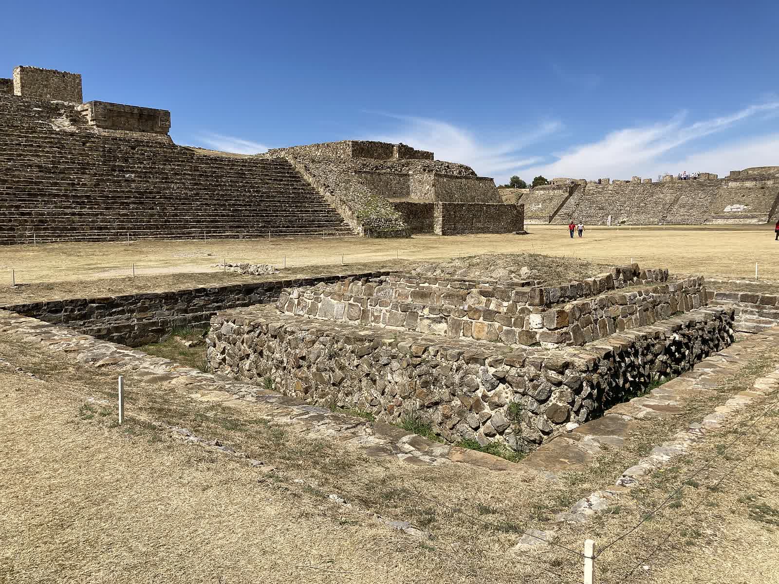 Aspecto de Monte Albán, Oaxaca