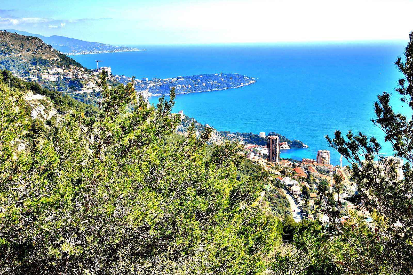 Monaco, vu de l'aire de repos de Beausoleil