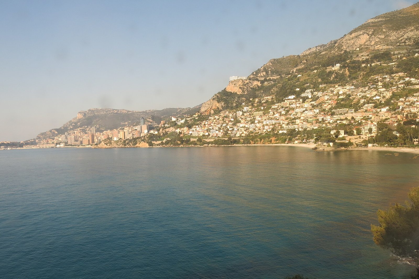 Monaco and Roquebrune from the train