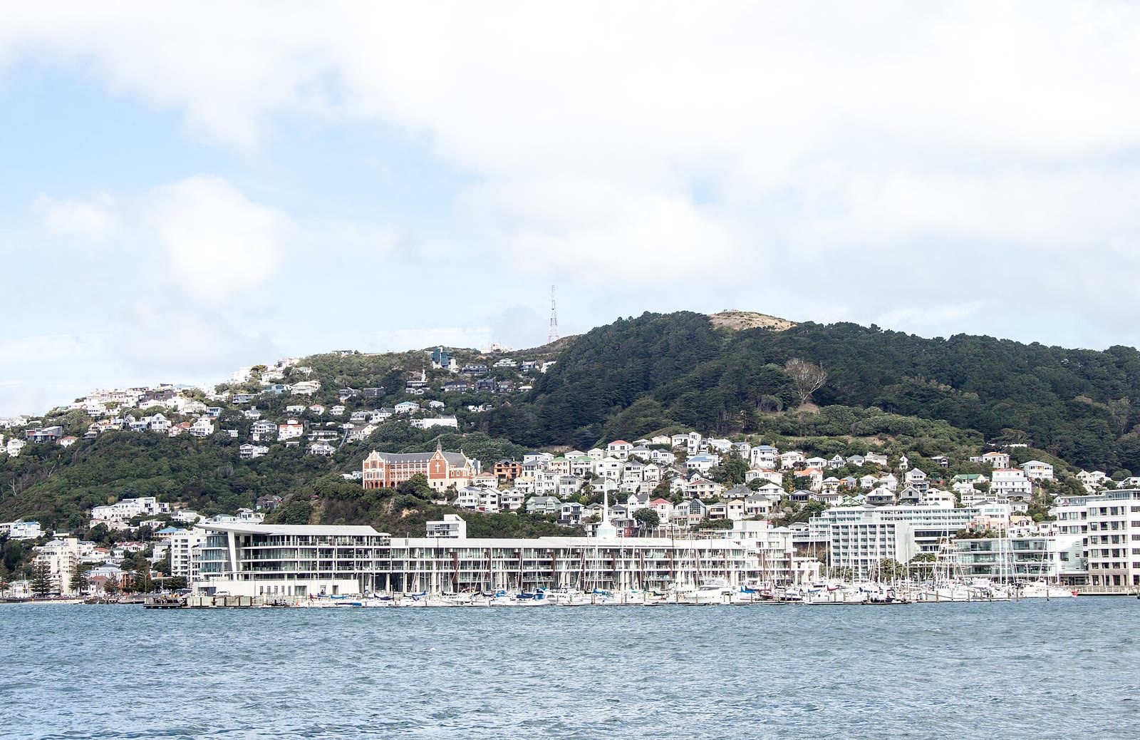 Wellington Harbour, waterfront, 2016-01-25