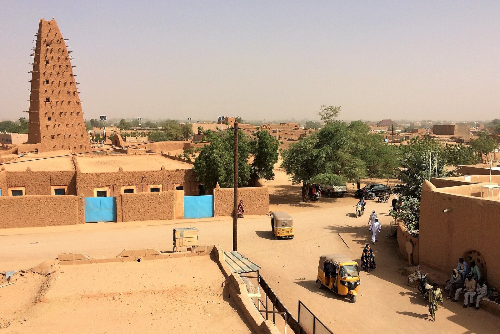 Niger, Agadez (28), grand mosque, old city