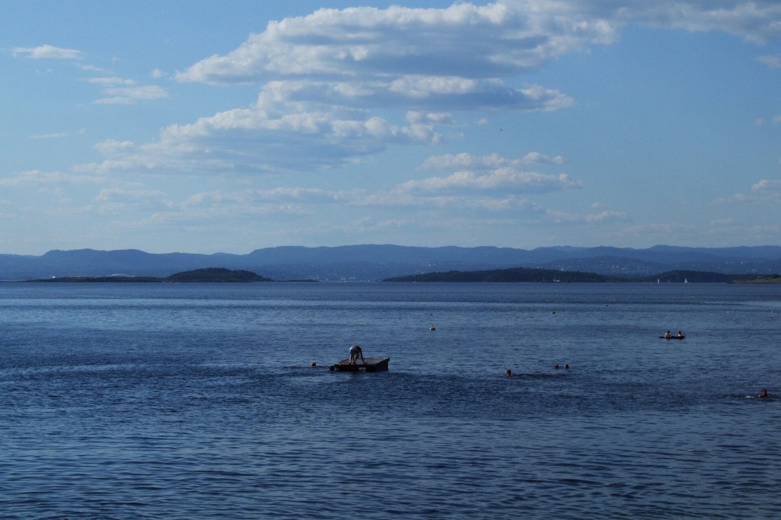 Oslofjord - view from beach in Oslo