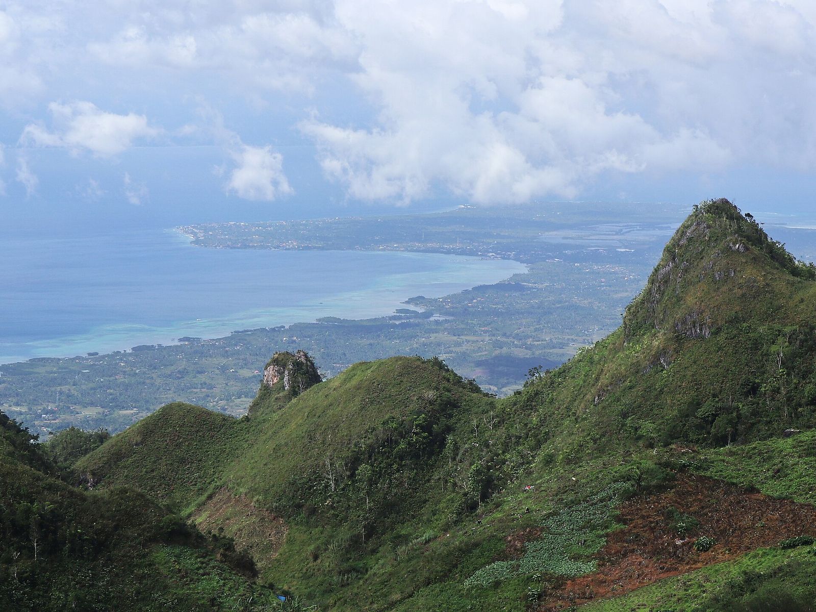 Moalboal coast view from Osmeña Peak