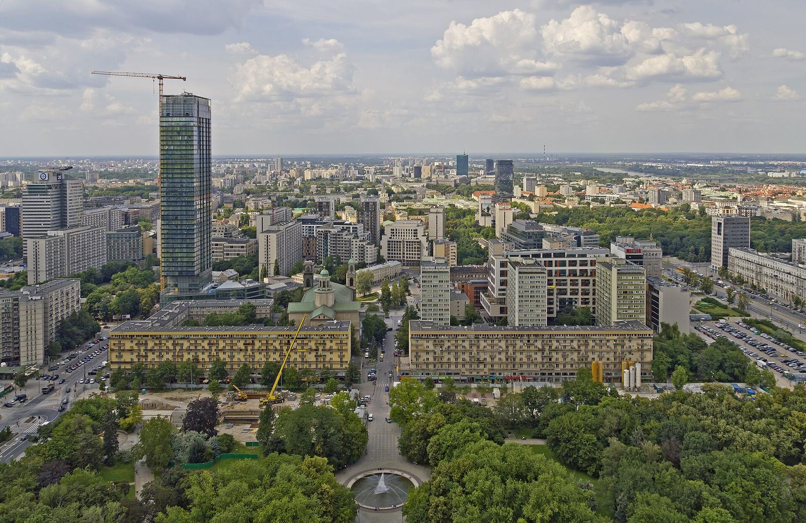 Warsaw 07-13 img29 View from Palace of Culture and Science