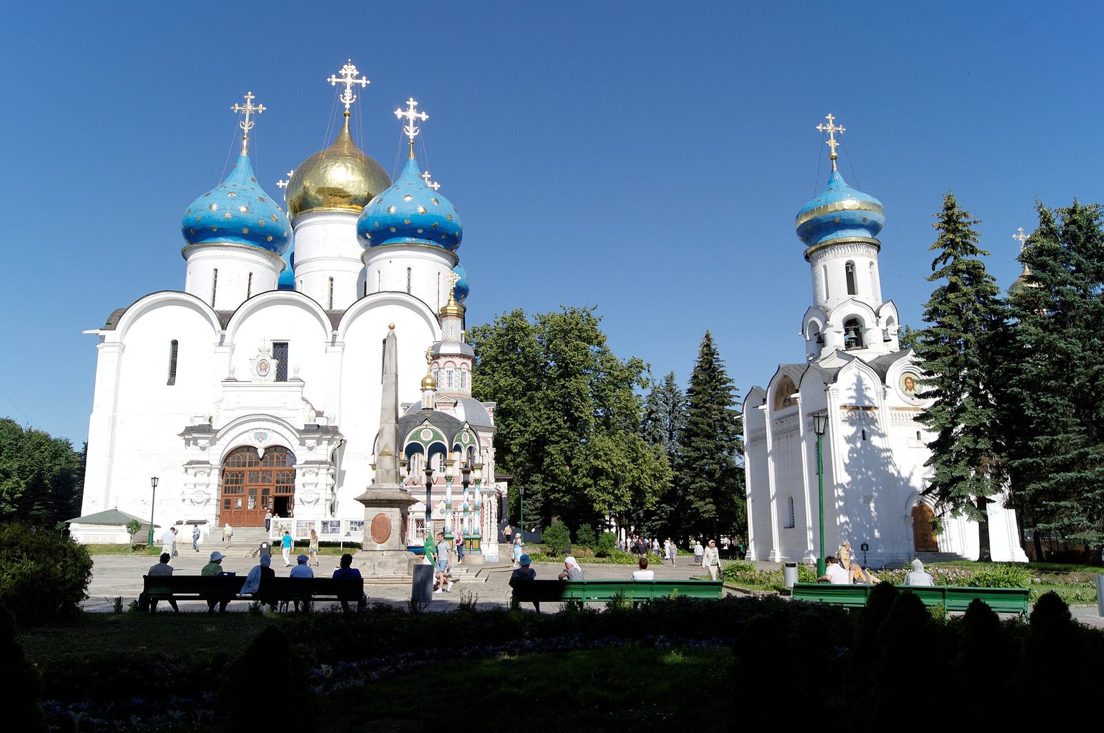 Sergiev Posad, Russia, The Trinity Lavra, Churches