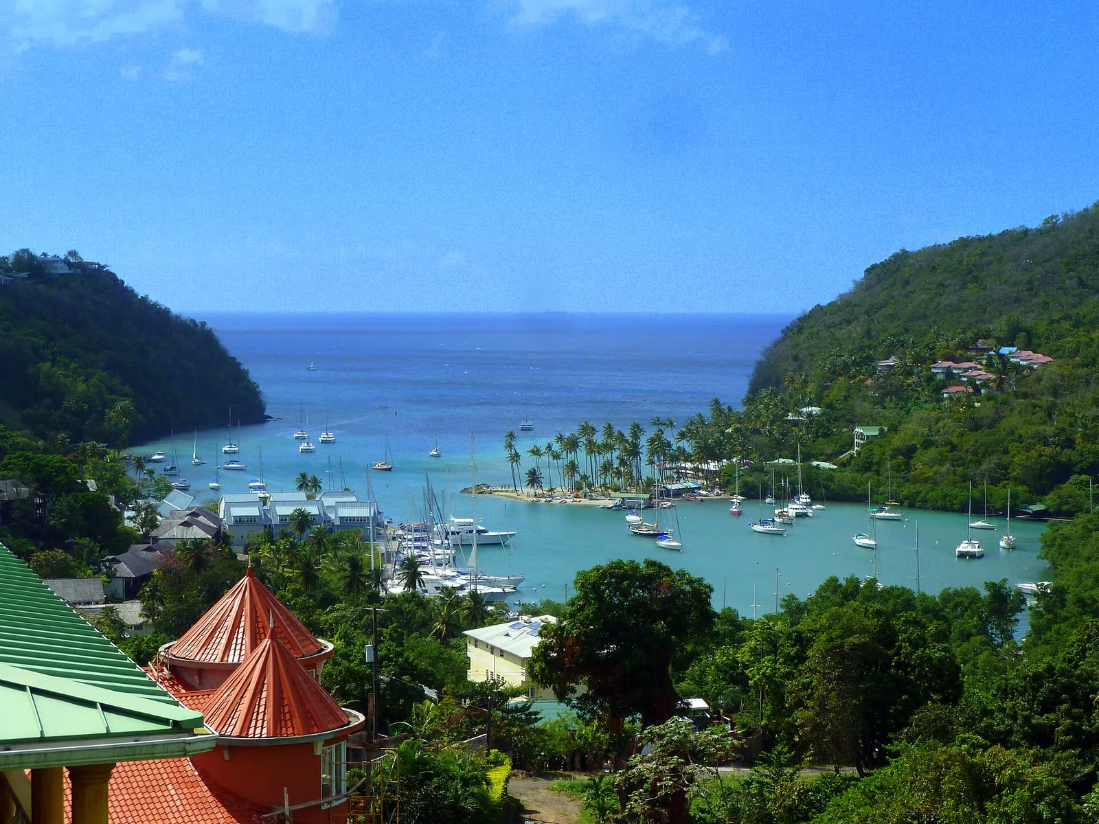 St. Lucia, Karibik - St. Lucia - Marigot Bay - panoramio