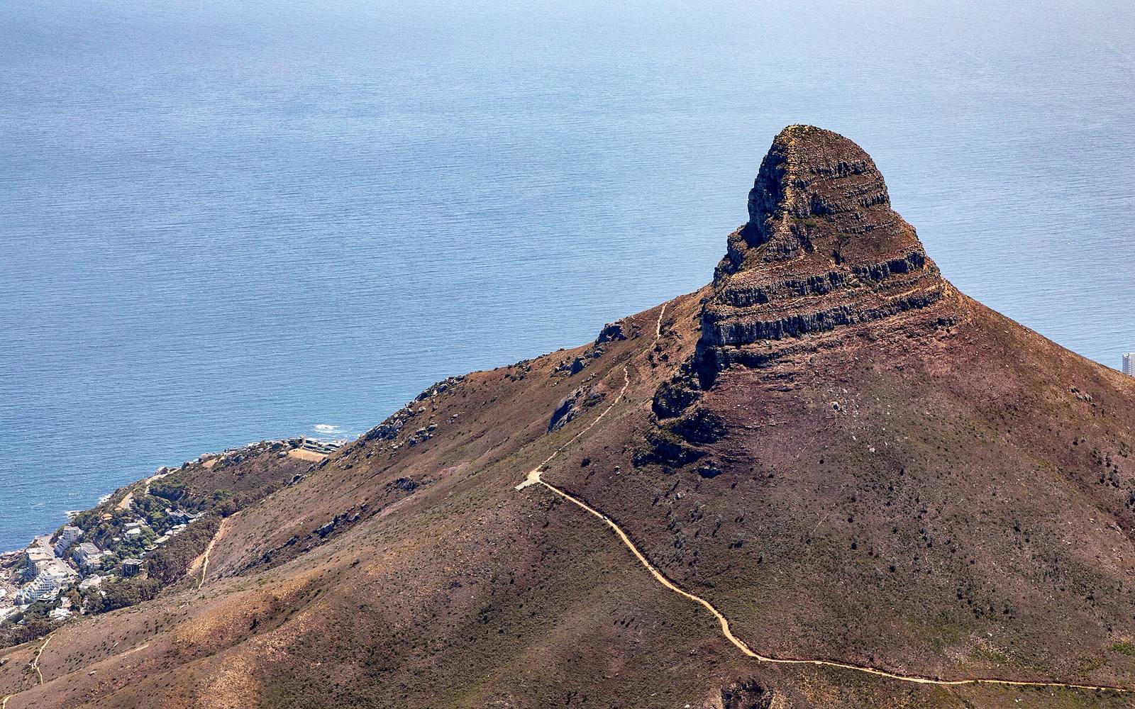 Cape Town (ZA), Table Mountain, Blick auf Lion's Head -- 2024 -- 2761