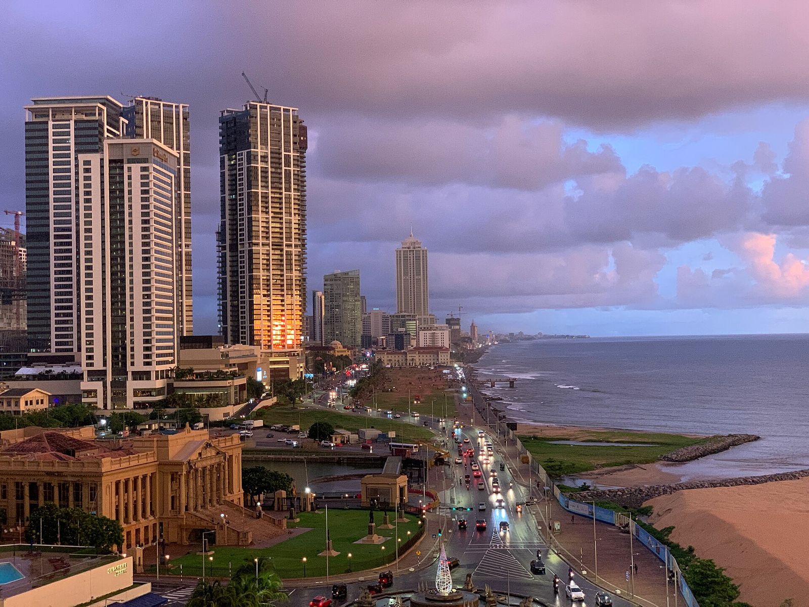Sunset from Kingsbury Hotel, Colombo