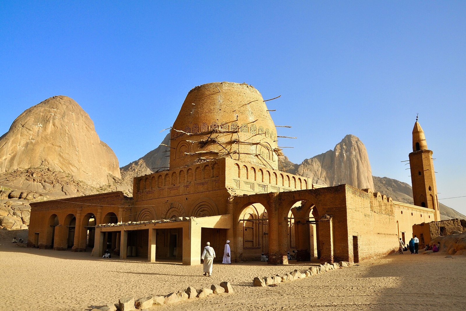 Kathmiyah Mosque and Taka Mountains in Kassala, Sudan