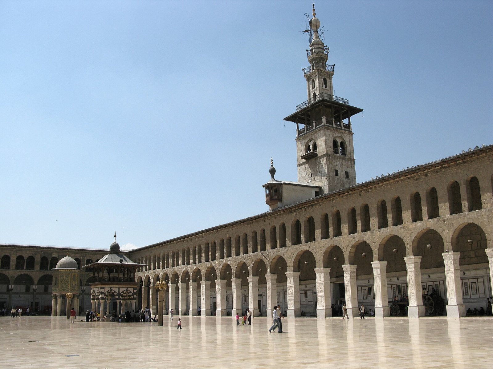 Damascus, Syria, The Umayyad Mosque, The Courtyard