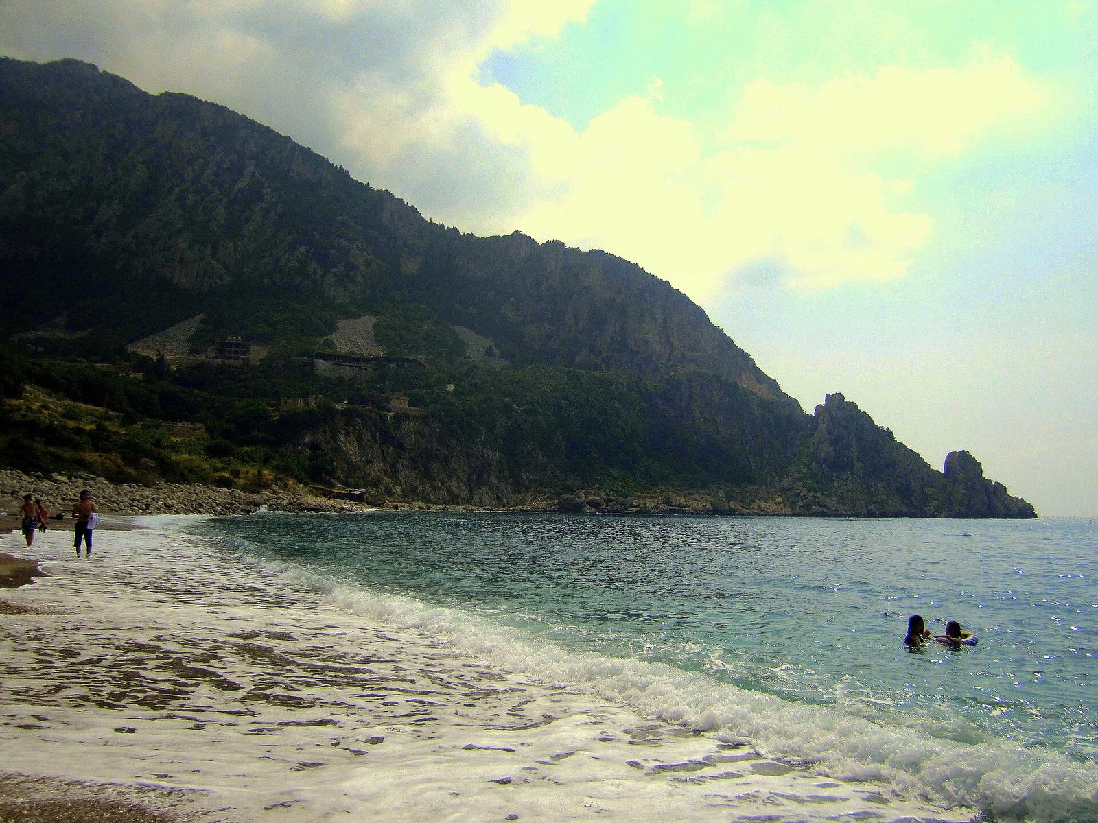 Mount Dyunag and Karadouran beach, Kessab, Syria