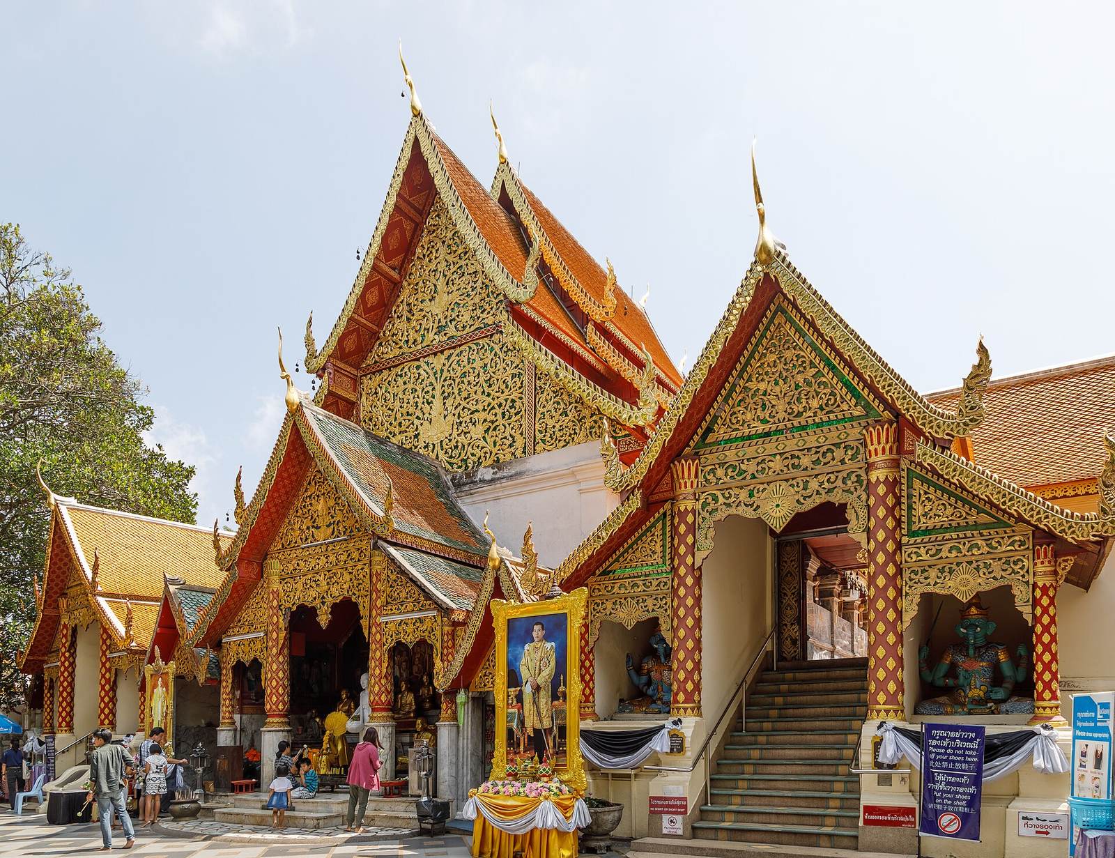 Chiang-Mai Thailand Wat-Phra-That-Doi-Suthep-01