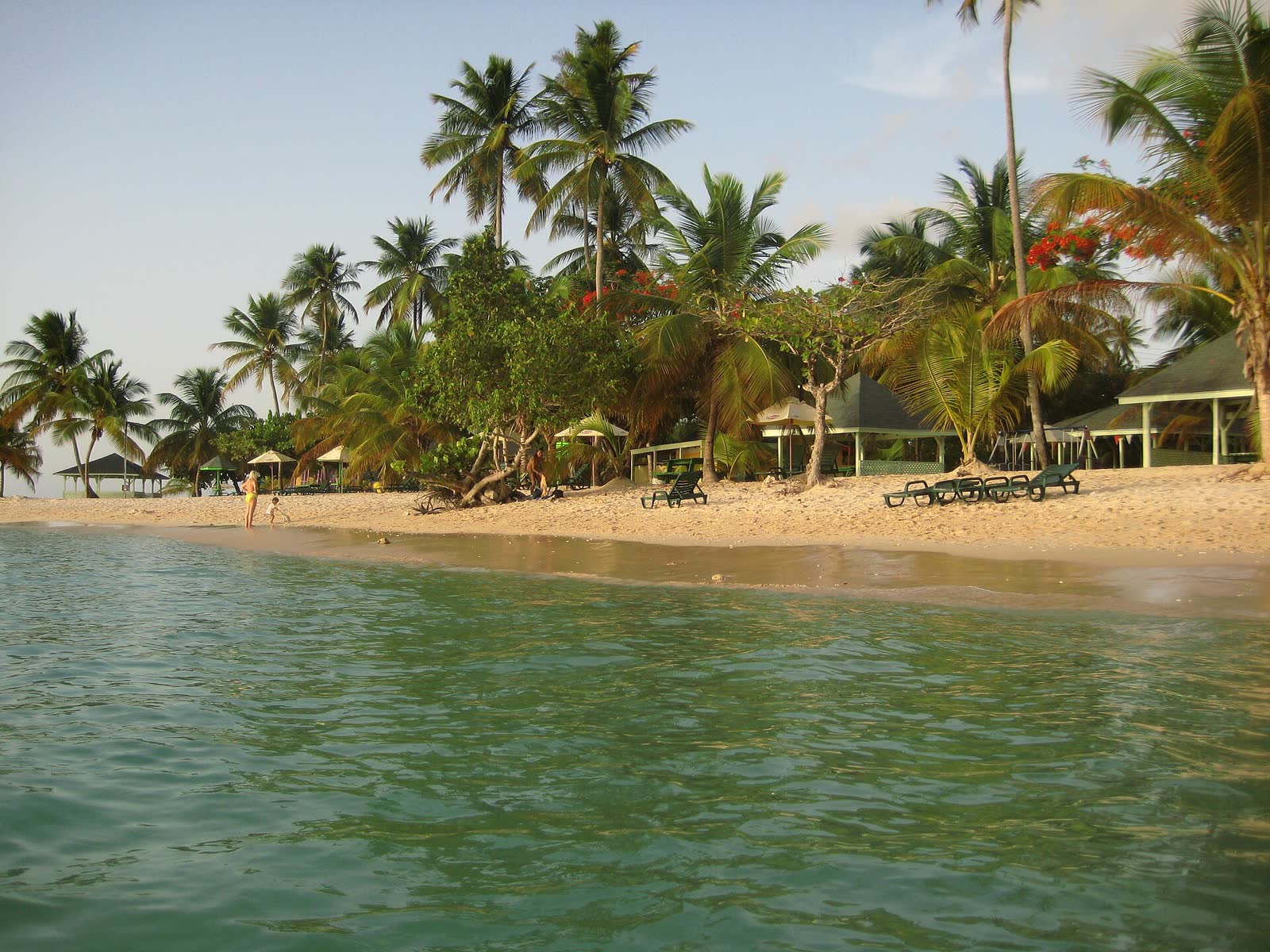 Pigeon Point Tobago fr Water
