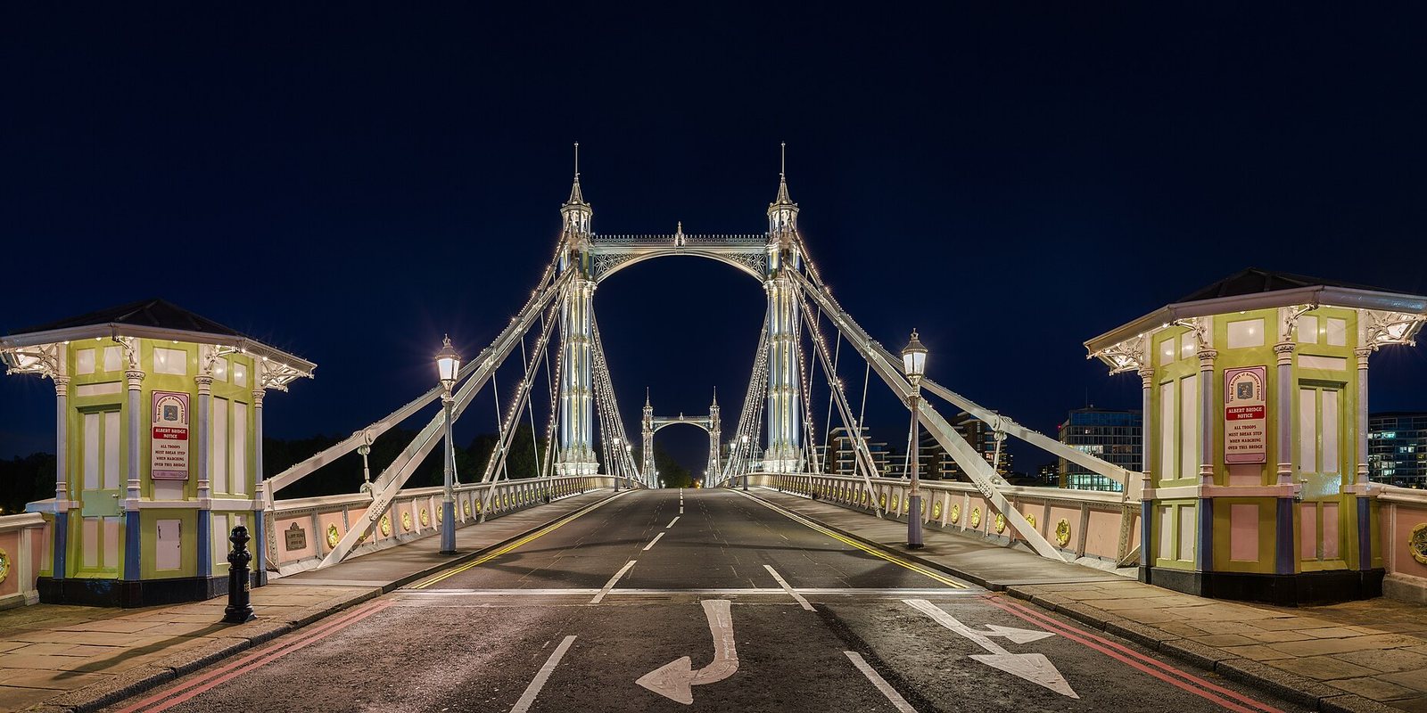 Albert Bridge at night, London, UK - Diliff