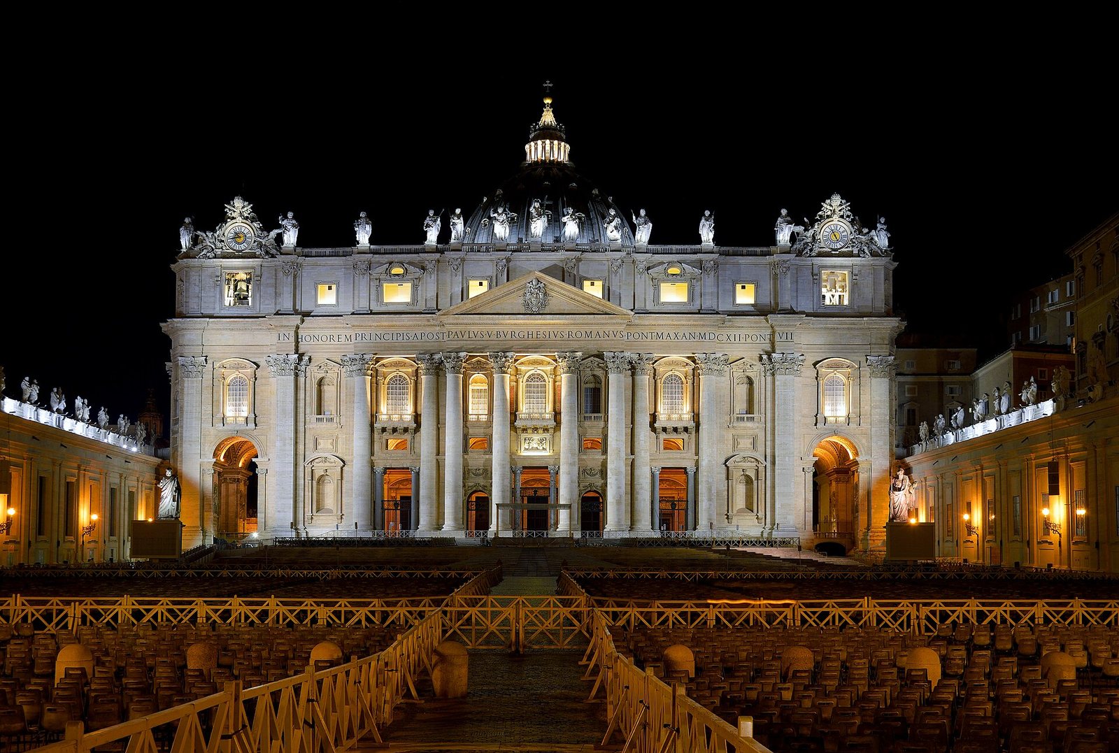 St. Peter's Basilica at Night