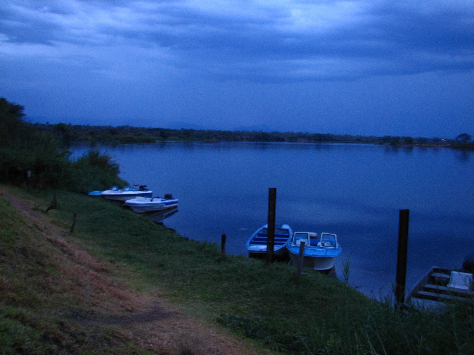 Dawn on the lower Zambezi river - Zambia