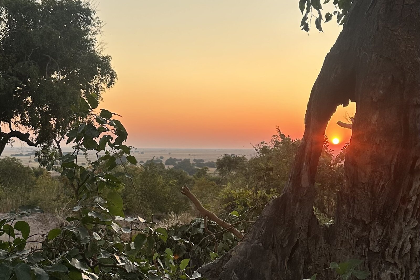 Sunset over the Barotse Plain